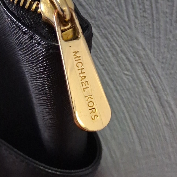 Michael Kors Black and Gold Tote - Picture 3 of 7